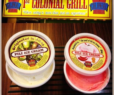 Pili & Sili Ice-Cream from Albay (1st Colonial Grill)