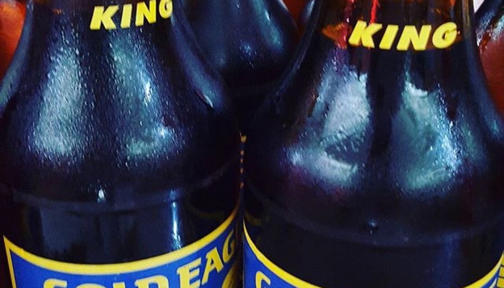 Gold Eagle beer (king bottles)