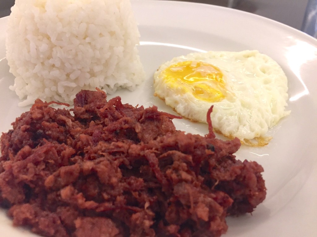 Cornsilog Filipino meal