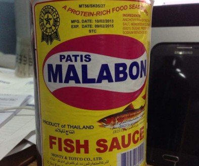 Bottle of Patis Malabon