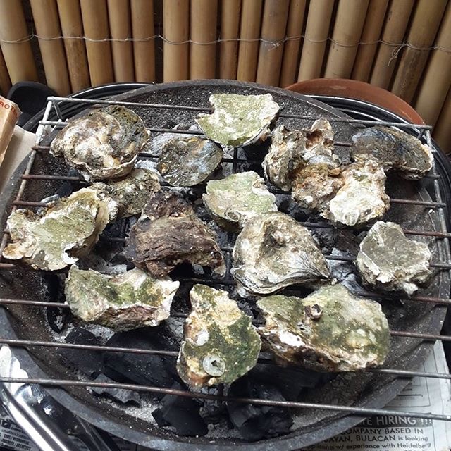 Oysters on Grill